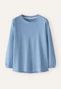 Gestreiftes Jersey-Oberteil, Zartes Indigo, webstill