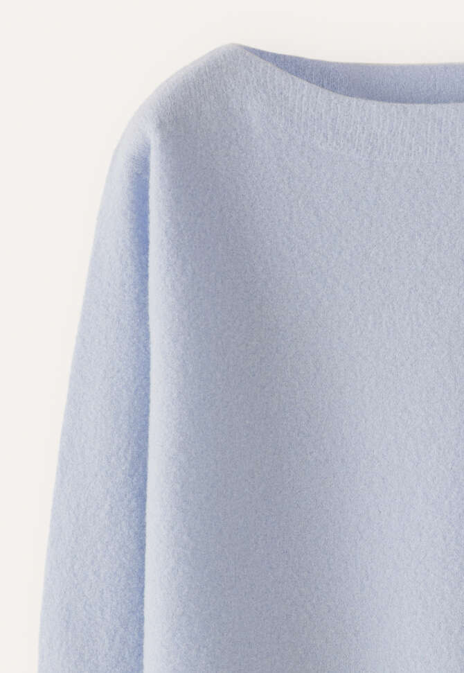 Kastiger Pullover, Gefrostetes Blau, completeTheLook