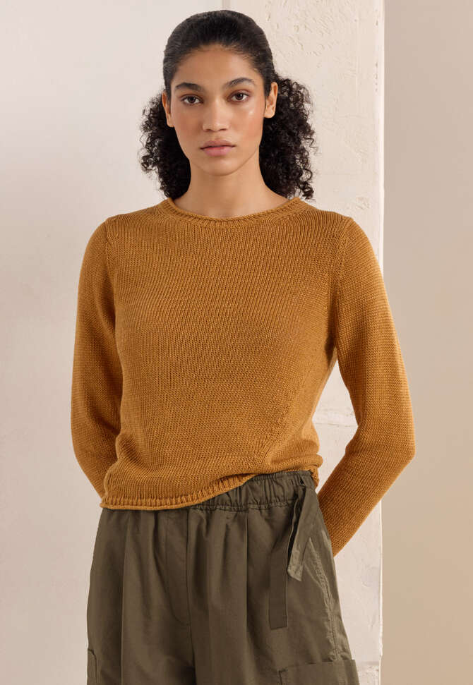 Lang&auml;rmeliger Pullover, Toskanisches Orange, completeTheLook