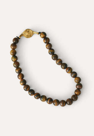 Perlenkette, Gold, webstill