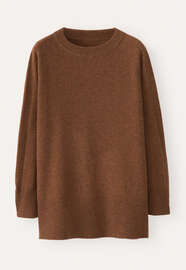 Pullover mit Raglan&auml;rmeln, Chilibraun, webstill