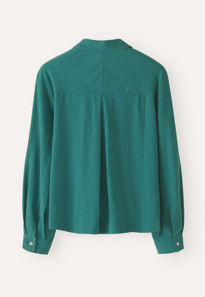 Bluse mit geschwungenen &Auml;rmeln, Zartes T&uuml;rkis, completeTheLook