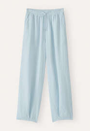 Schmal zulaufende Schlupfhose, Blasses Chambray, webstill