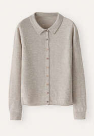 Durchgekn&ouml;pfter Pullover, Kiesel, webstill