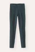 Leggings, Petrol-Schiefer, webstill