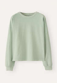 Sweatshirt aus pigmentgef&auml;rbtem Jersey, Aqua, webstill