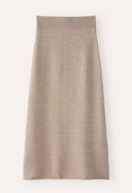 Strickrock, Warmes Naturbeige, webstill