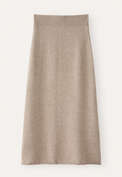 Strickrock, Warmes Naturbeige, webstill