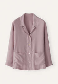 Pyjama aus Seide, Zartes Mauve, webstill