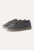 Espadrille-Sneaker, Kohlschwarz, webstill