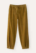 Schmal zulaufende Hose, Flechte, webstill