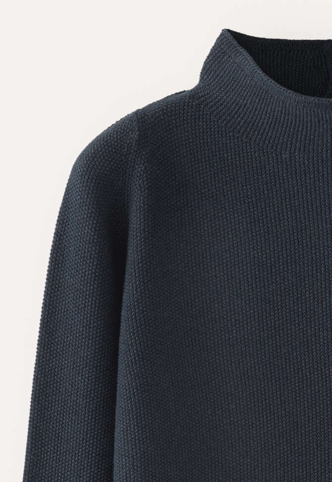Trichterkragen-Pullover, Dunkles Petrol, completeTheLook