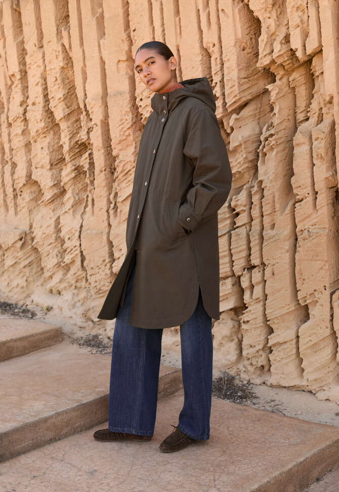 Parka mit Kapuze, Kakao, completeTheLook