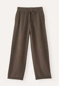 Strickhose, Erdbraun, webstill