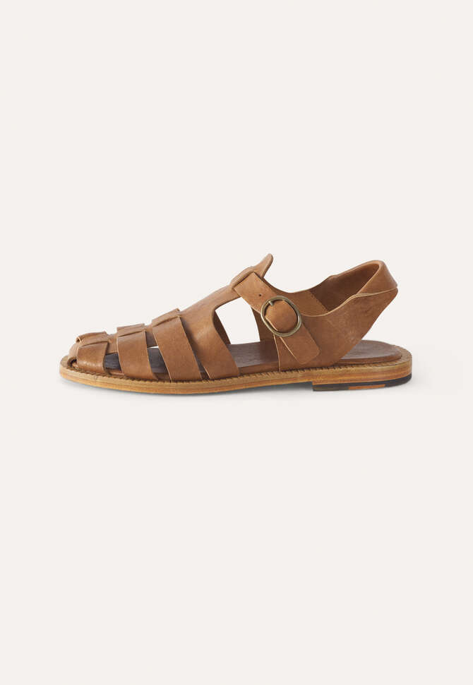 B&auml;ckersandalen, Kamelbraun, completeTheLook