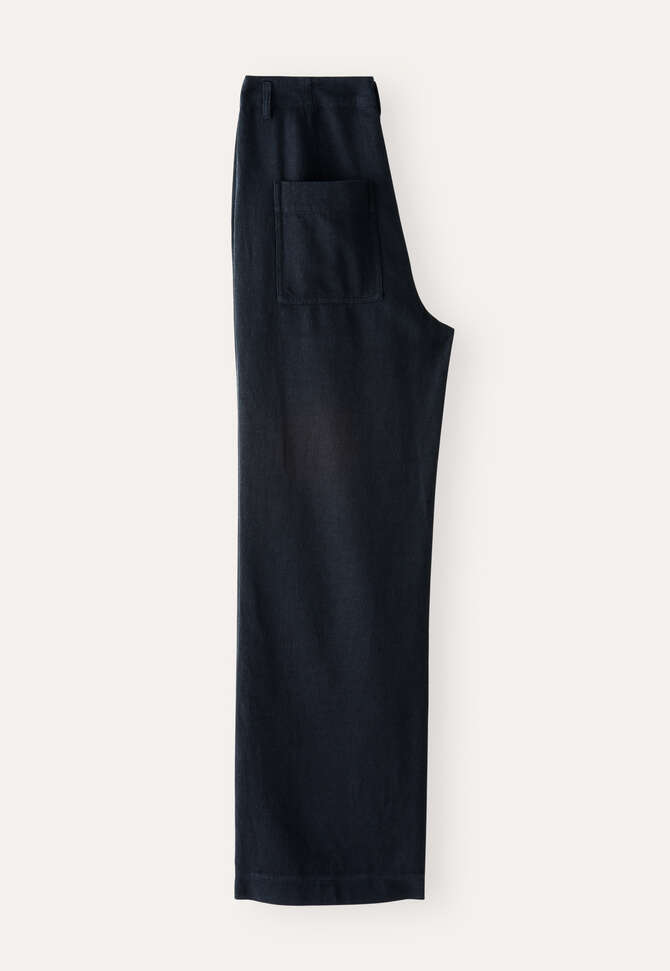 Hose mit geradem Bein, Blauschwarz, completeTheLook