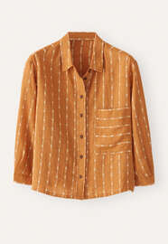 Gestreifte Bluse, Clementine, webstill