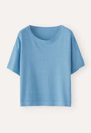 T-Shirt, Kornblume, webstill