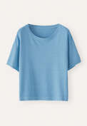 T-Shirt, Kornblume, webstill