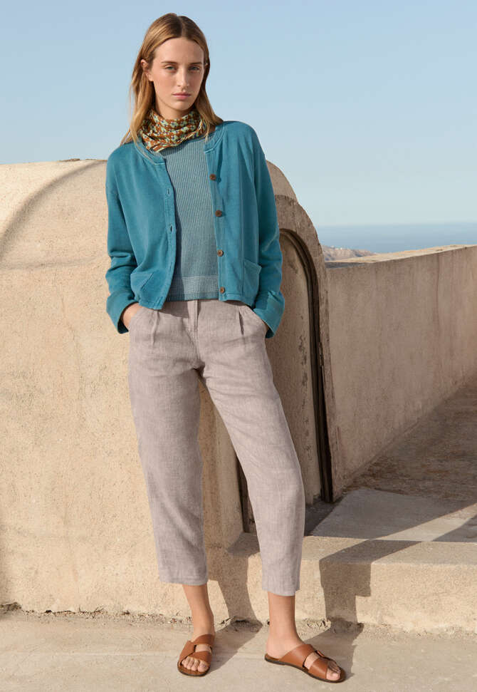 Jersey-Jacke, Dunkelt&uuml;rkis, completeTheLook