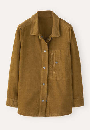 Cord-Overshirt, Flechte, webstill