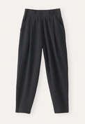 Jersey-Hose, Kohlschwarz, webstill