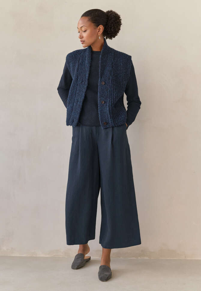 Weite, k&uuml;rzere Hose, Mitternacht, completeTheLook