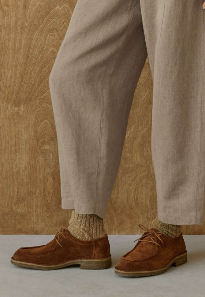 Donegal-Socken, Rehbraun/Braun, completeTheLook