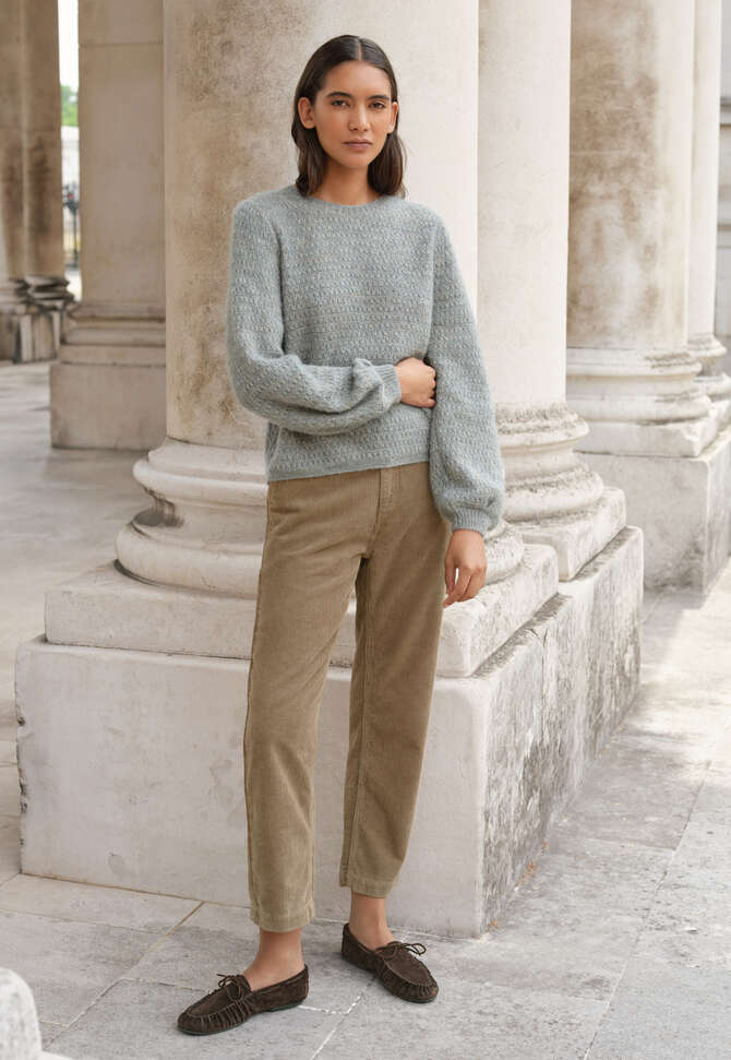 Fangmuster-Pullover, Frostiges Blau, completeTheLook