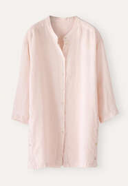 Bluse mit gekn&ouml;pften Seiten, Muschelrosa, webstill
