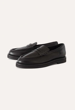 Loafer, Schwarz, webstill