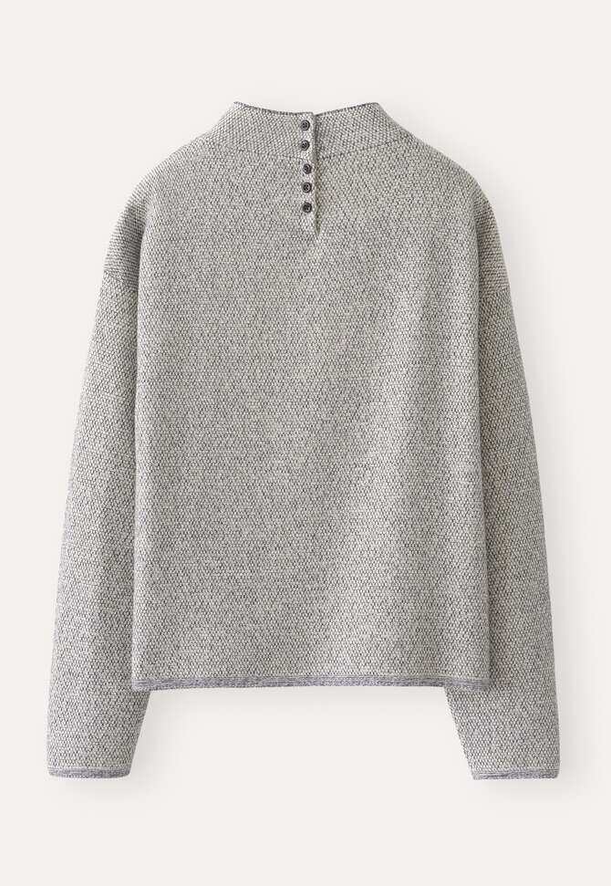 Pullover mit Trichterkragen, Monochrom, completeTheLook
