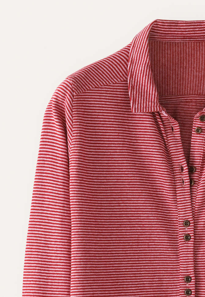 Gestreiftes Shirt, Rosa/Rot, completeTheLook
