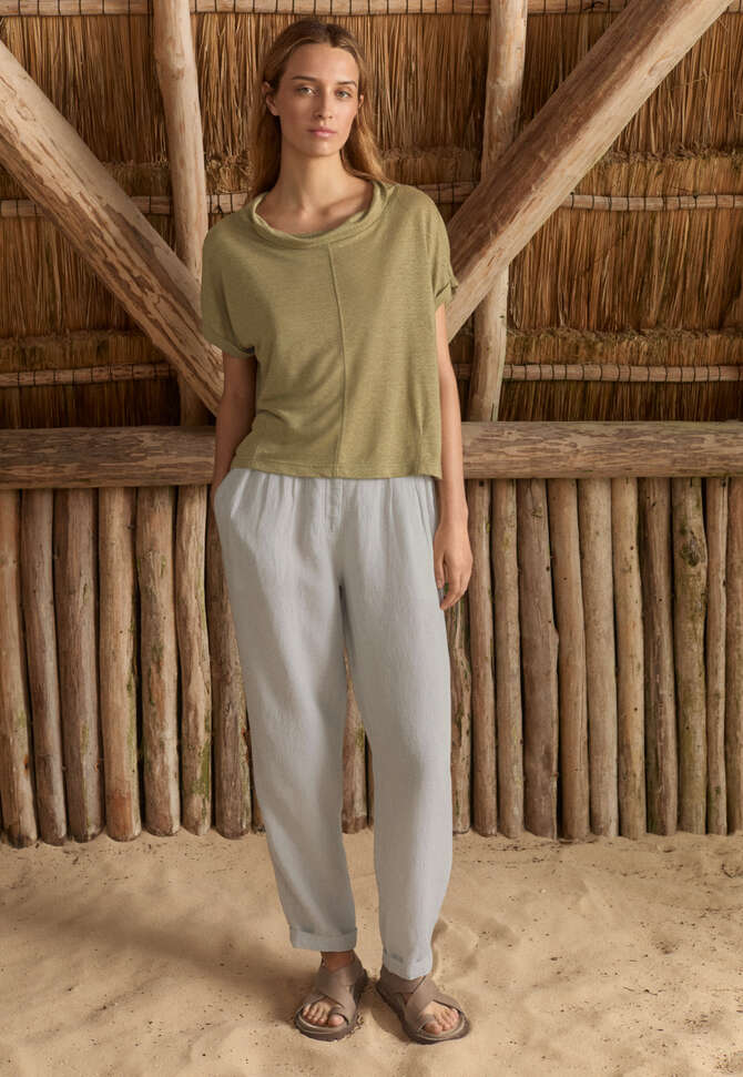 Schmal zulaufende Hose, Eisgrau, completeTheLook