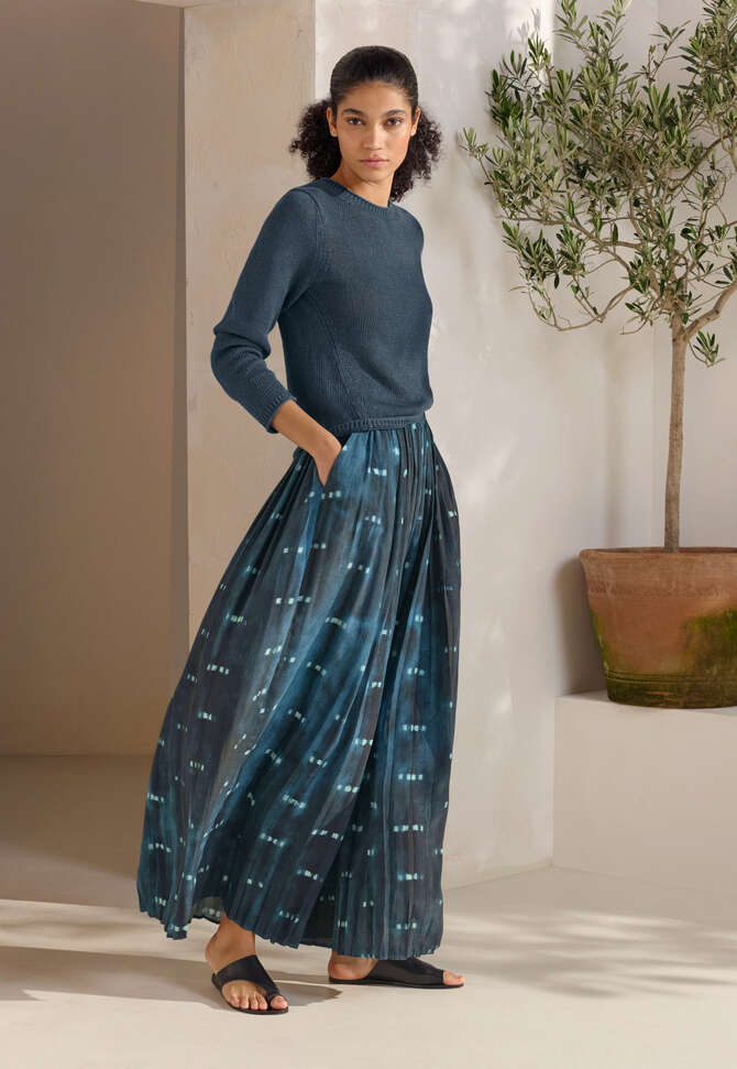 Lang&auml;rmeliger Pullover, Petrol, completeTheLook
