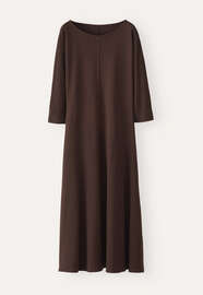 Im Schr&auml;gschnitt gearbeitetes Jersey-Kleid, Portwein, webstill