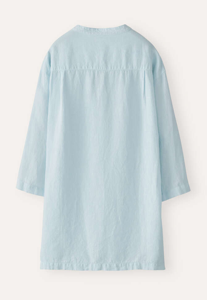 Bluse mit gekn&ouml;pften Seiten, Blasses Chambray, completeTheLook