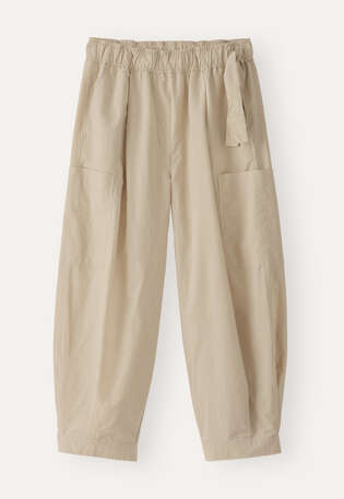 K&uuml;rzere Schlupfhose, Blasser Stein, webstill
