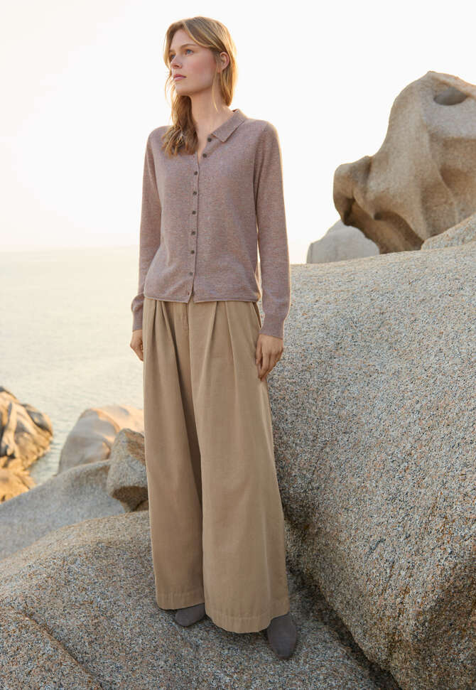 Durchgekn&ouml;pfter Pullover, Lavendel-Mauve, completeTheLook