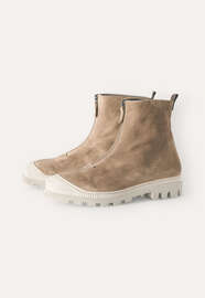 Rei&szlig;verschlussstiefel, Taupe, webstill