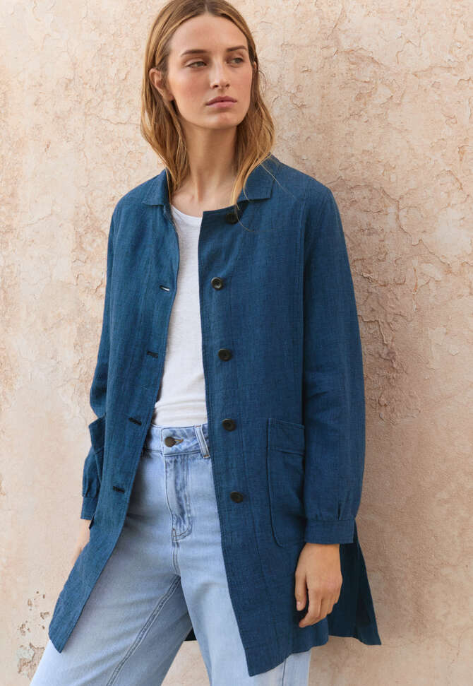 Lange Jacke, Blauschwarz, completeTheLook