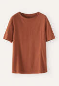 T-Shirt, Kupfer, webstill