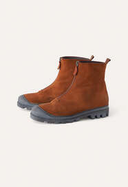 Rei&szlig;verschlussstiefel, Rostbraun, webstill
