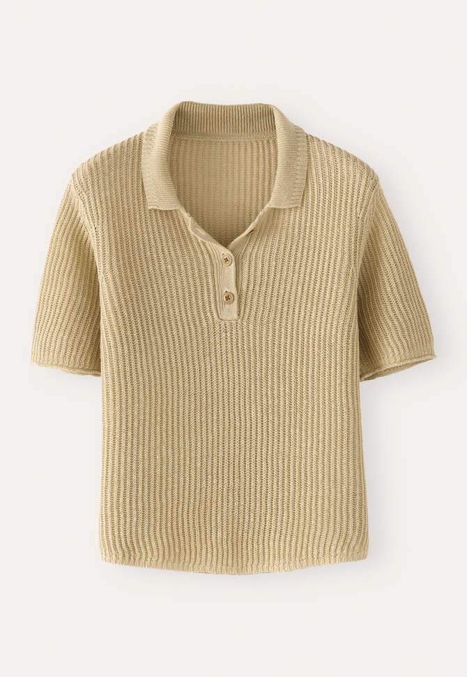 Pullover mit Kragen, Pistazie, completeTheLook