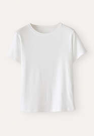 Jersey T-shirt, Wei&szlig;, webstill