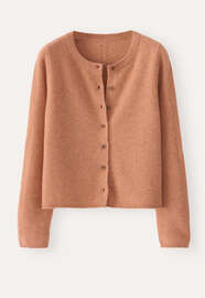 Durchgekn&ouml;pfter Pullover, Apricot, webstill