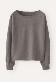 Pullover mit Dolman-&Auml;rmeln, Dunkler Nebel, webstill