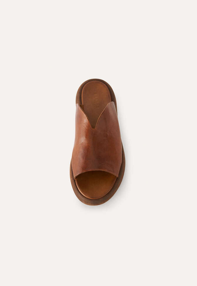 Keilsandale mit Cut-outs, Kastanienbraun, completeTheLook
