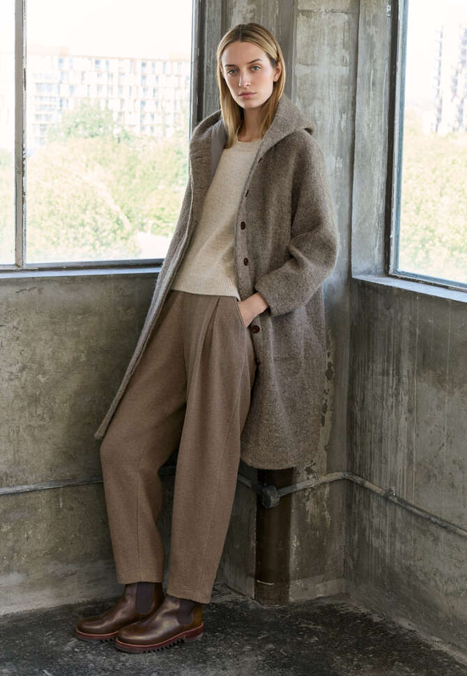 Jersey-Hose, Taupebraun, completeTheLook