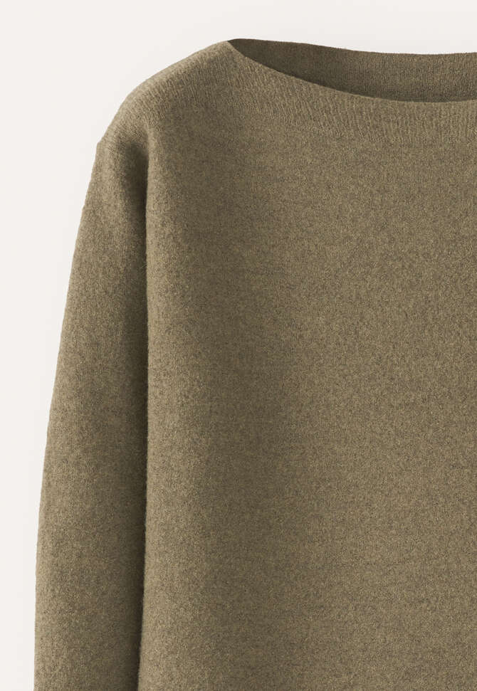 Kastiger Pullover, Blasses Khaki, completeTheLook